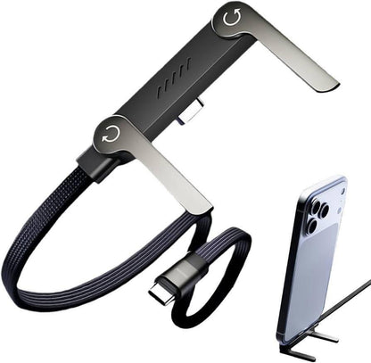 Câble de charge rapide ( 240W) 2 en 1 avec support de téléphone intègré