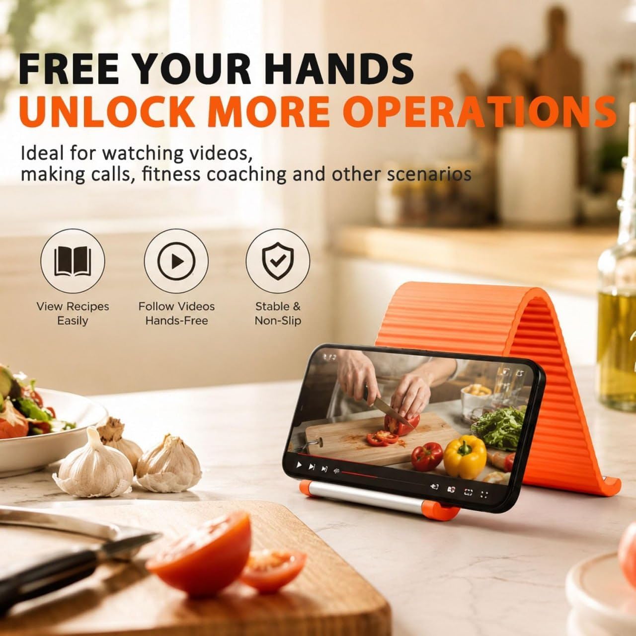 Support multifonctions en silicone
