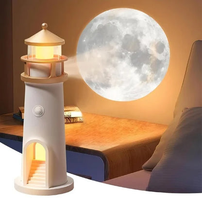 Lampe décorative  avec projection lune et Bluetooth speaker