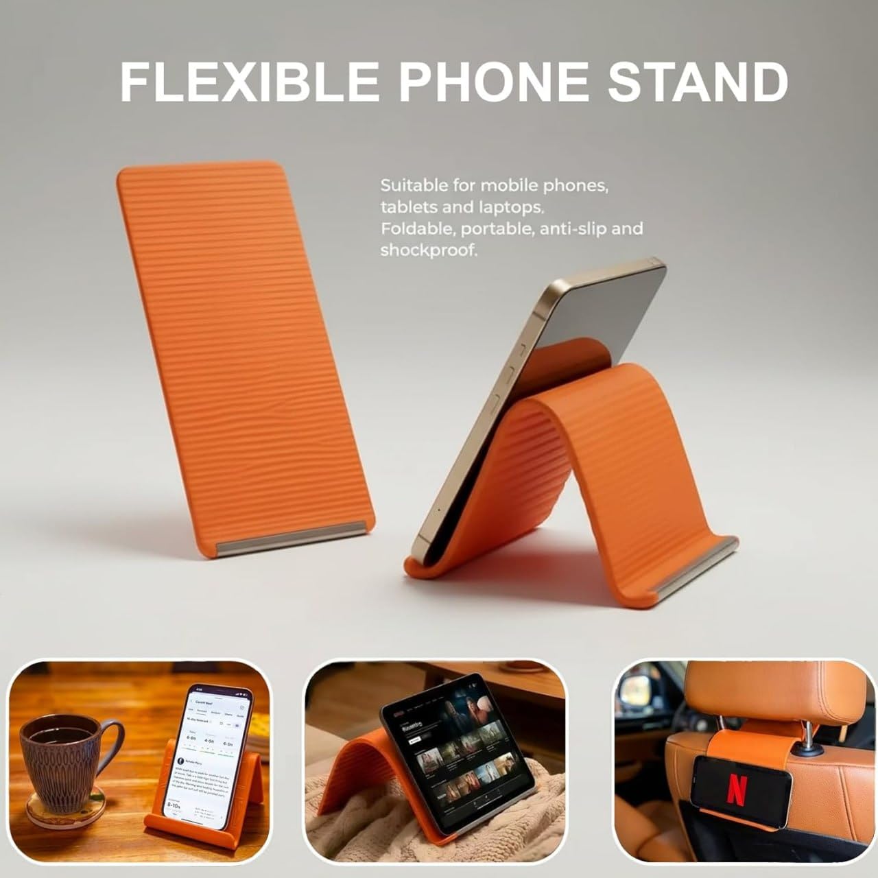 Support multifonctions en silicone