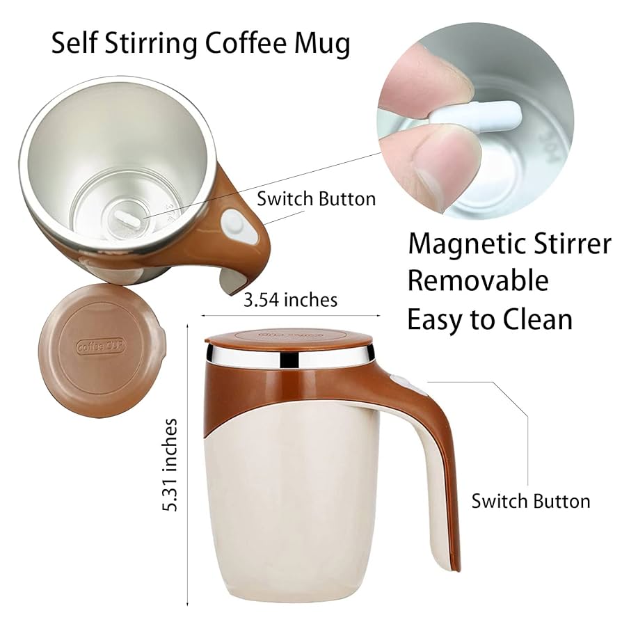 Tasse à café magnétique automatique