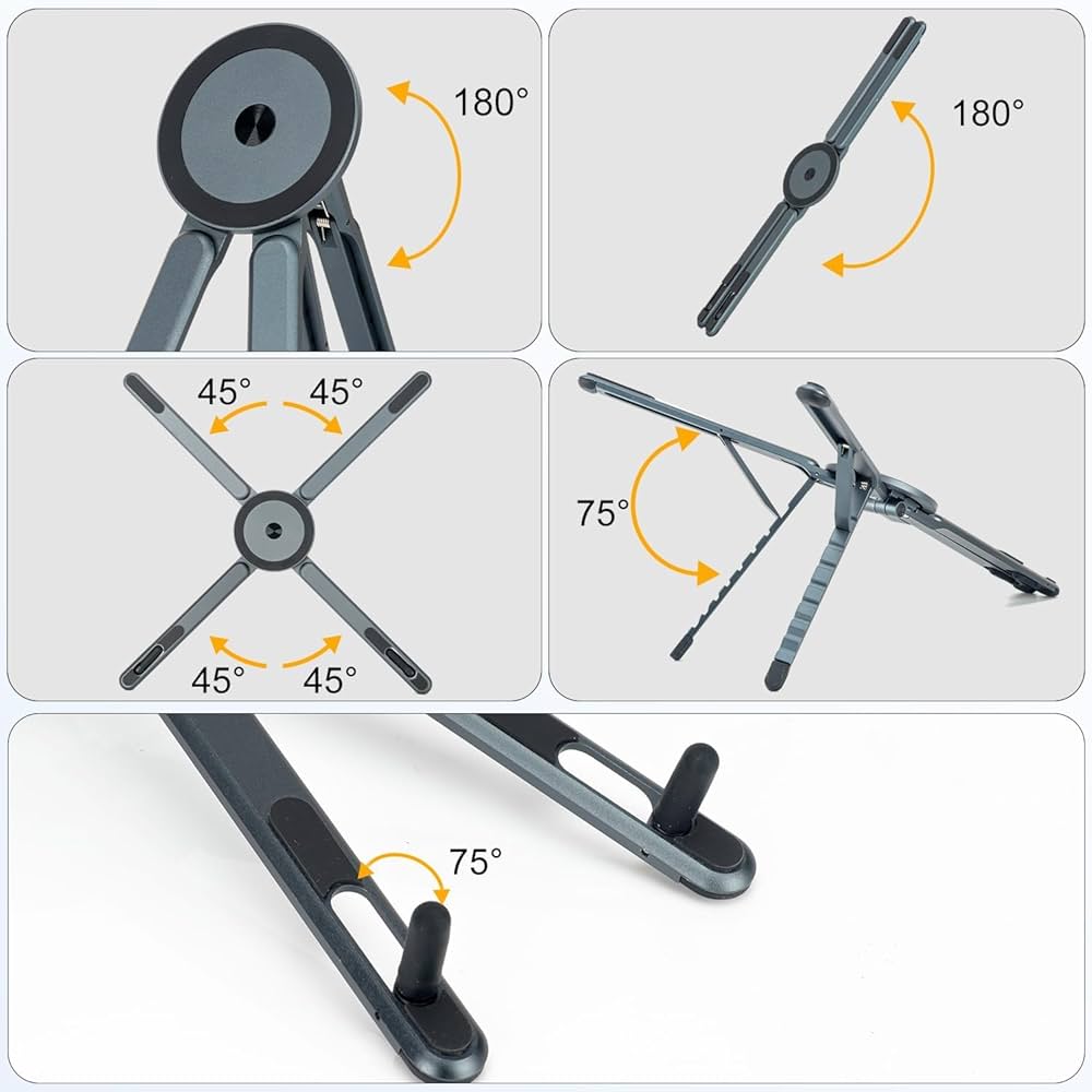 Support multifonctions pour téléphone, tablette et PC portable compatible avec magsafe