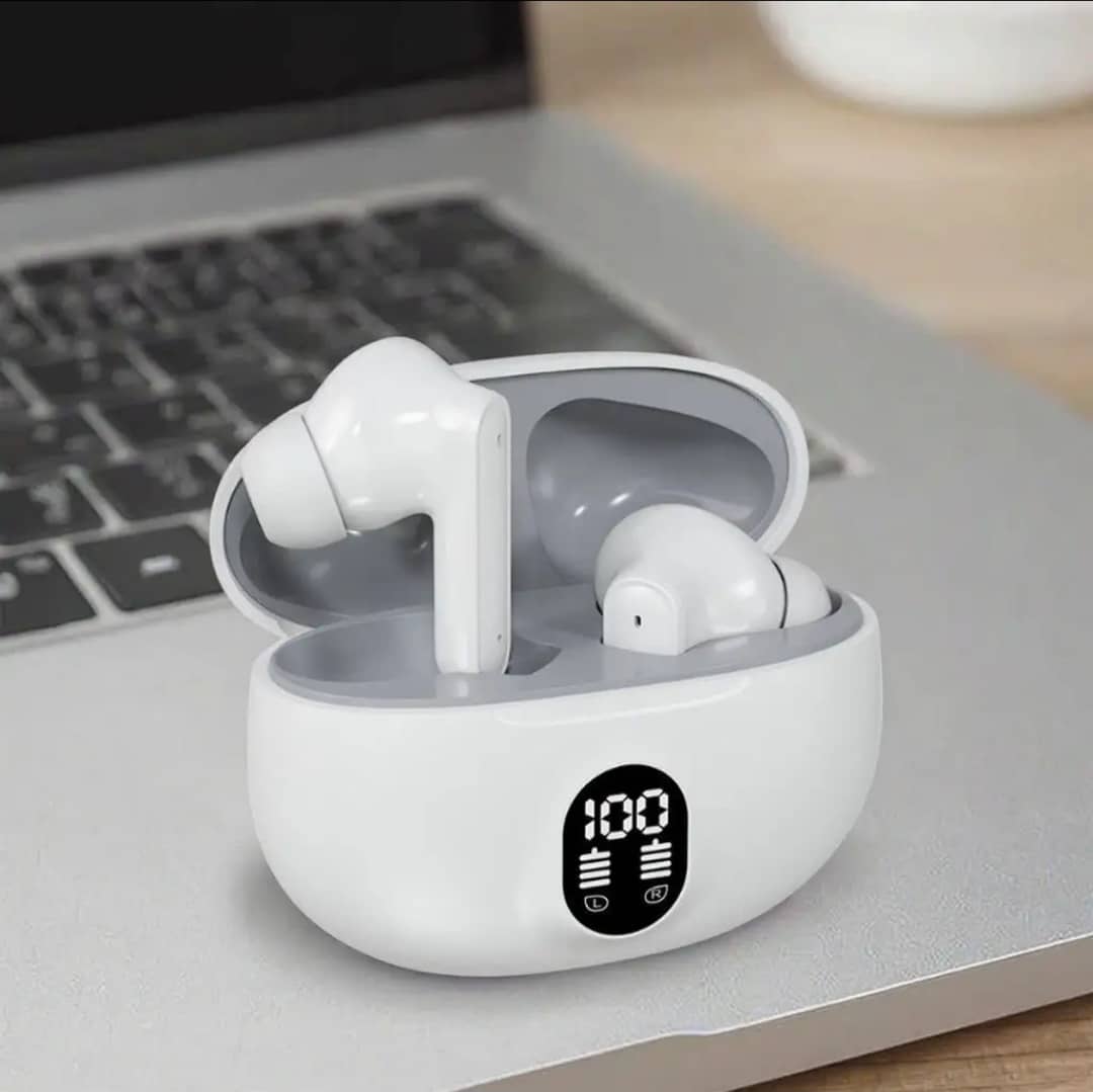 🎧 Écouteurs Bluetooth LED Noir & Jaune – Élégance et Performance au Quotidien